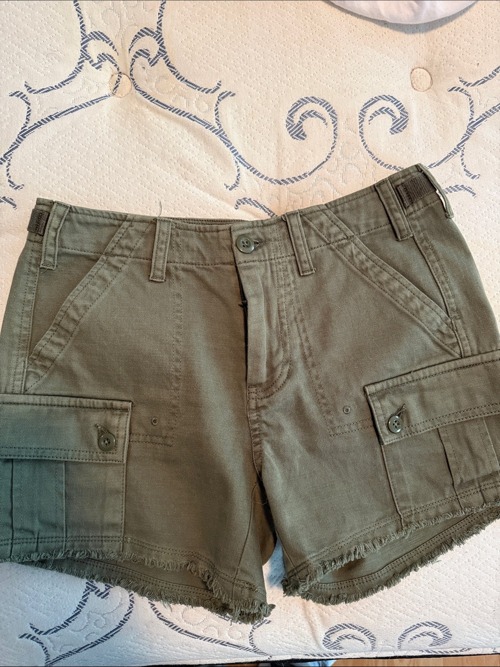 Lucky Brand Olive Utility Cargo Shorts